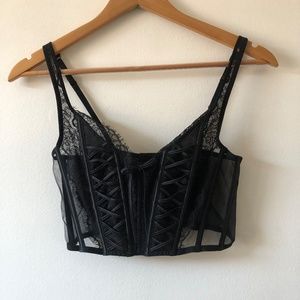 Victoria's Secret Black Corset